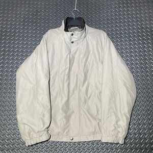 Claiborne Microfiber Outerwear Zip Up Khaki Bomber Jacket Men’s‎ Size Large